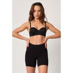 IVYRAE Kadın Dikişsiz Yumuşak Doku İz Yapmaz İnce Gösteren Mini Tayt Boxer Siyah 3003