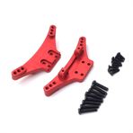 IWBR 1/10 104009 1/12 12401 12402-A 12403 12404 12409 RC Car Upgrade Spare Parts Front And Rear Shock Mounts (Color : Red)