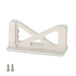 IWBR Battery Cover Girder Side Frame Chassis Rails Rear Body Post Mounts For Axial AX24 1/24 RC Car Upgrade Parts (Color : Part C Silver)