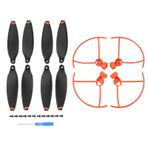 IWBR Propeller Guard Propeller Set Fit For Fimi X8 Mini Drone Propeller Protector Light Weight Wing Fans Spare Parts Drone Accessory (Color : Orange set)