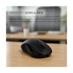 IWM-289T 2.4G Kablosuz Optik Mouse | Sessiz Tuş 1000-1200-1600 DPI Rubber Yüzey Type-C Şarjlı Sağ-Sol El Kullanım Mouse