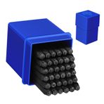 IWOWHERO Metal Damgalama Aracı - 1 Set Rakam Ve Harf Delme Damgası Hobiciler Ve