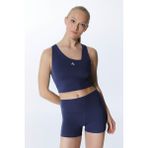 IXAURA ED2308-13 Çağla Dry-Touch Yüksek Bel Kısa Kadın Sporcu Tayt Lacivert - XS