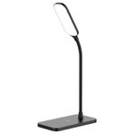 Iyalezirk 15W LED Desk Lamp Wireless Charging Desk Lamp Adjustable Light Eye Protection Desk Lamp Flexible Touch Activated Black
