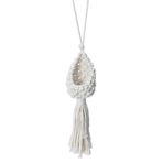 Iyalezirk Boho Makrome Tesisi Askı Tillandsia Asılı Sepet Halat Tutucu Çiçek Ev Dekoru (10 cm)