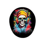 İyi Fikirler Kuru Kafa Skull Baskılı Bilek Destekli Mouse Pad Ergonomik Kaymaz Taban Mousepad Fare Altlığı