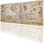 İyi Fikirler Lotr Yüzüklerin Efendisi Oyun Gaming Klavye Mouse Pad Masa Pedi, Büyük Mouse Pad, Ofis Için Mat, Su Geçirmez Mat, Ofis ve Ev Için Gaming Masa Matı 80*40 cm