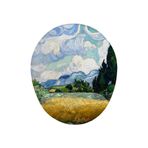 iyi fikirler Van Gogh Servi Ağacı Buğday Tarlası Bilek Destekli Mouse Pad