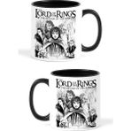 İyi Fikirler Yüzüklerin Efendisi, Lord Of The Rings Temalı Özel Tasarım Kupa Bardak Içi Siyah Kulplu 330 ml - 333 ml
