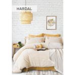 Iyi Geceler Istanbul Maribell Pikeli Nevresim Takımı Çift Kişilik - Hardal - 200 x 220 cm