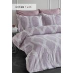 İyi Geceler İstanbul Pamuk Saten Çift Kişilik Nevresim Takımı - Mürdüm - 200 x 220 cm