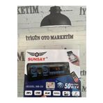 İyigün Otomarketim Sunsay Oto Teyp Mb-29 Serisi Telefon Şarj Bluetooth Çift Usb Aux Sd