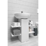 İyimi Modern Raflı Lavabo Altı Banyo Dolabı Banyo Düzenleyici Beyaz