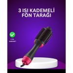 Iyon Teknolojili Altın Renkli Saç Kurutma ve Şekillendirme Fırçası - Seçenek 1