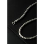 İyyakee 316L Paslanmaz Çelik 4 Mm Yılan Snake Spiga Model Erkek Zincir Kolye