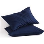 İz Home Basic Lacivert Ranforce Yastık Kılıfı Seti | 2 Adet | (50X70 Cm) | Pamuklu - 50X78