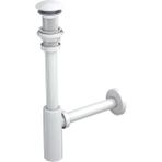 İz Yapı Moon Ayarlanabilen Lavabo Sifonu Beyaz Taşmasız 300 mm Başlıklı Abs