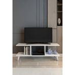 İzco Design Light Tv Ünitesi Modern Kapaksız 120 cm Tv Sehpası - Beyaz
