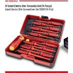 İzeltaş 1000V Izoleli Slim Tornavida Seti (Takımı)