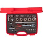 Izeltaş 1113 Altı Köşe Lokma Takımı 1/4 - 1/2'' 35 Parça - Gri