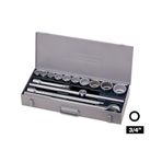İzeltaş 1120006014 3/4 14 Parça Köşe Lokma Anahtar