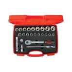 Izeltaş 1/2 Altı Köşe Lokma Anahtar Takımı 24 Parça Lokma