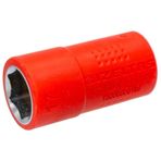 İzeltaş 13000005155 1000V 1/2 inç 17 mm Altı Köşe Lokma Anahtar