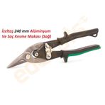 İzeltaş 240 mm Sağ Alüminyum Ve Saç Kesme Makası