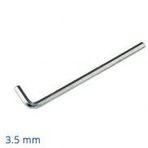 İzeltaş 3.5 mm Altı Köşe Uzun Boy Tek Allen Anahtar
