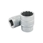 İzeltaş 3/4" Tahrikli Oniki Köşe Lokma Anahtar (Metrik) | Krom Vanadyum, Çift Altıgen Ağır Hizmet Tipi Başlık - 41mm