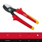 İzeltaş 3715166165 izoleli Tek Ağızlı 165 mm Kablo Kesici