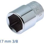 İzeltaş 3/8'' 17 mm Altı Köşe Anahtar Lokma