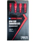 İzeltaş 4.50x80 mm Kırmızı Tornavida Seti