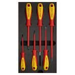 İzeltaş 4140009106 1000V 6 Parça Elektrikçi İzole Tornavida Set