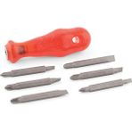 İzeltaş Değişken Bits Uçlu Tornavida Set 7 Parça - Beyaz