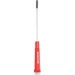 İzeltaş Elektronikçi Tip Klemens Tornavida, Düz 3x80mm, Hassas İşçilik - Kırmızı - 3x80 mm