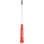 İzeltaş Elektronikçi Tip Klemens Tornavida, Düz 4x150 mm, Dayanıklı - Kırmızı
