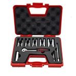 İzeltaş İzeltaş 1107 00 6014 Derin Lokma Anahtar Takımı 1/4" 14 Parça Kırmızı