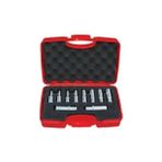 İzeltaş Izeltaş 1108 00 6010 1/2” Altı Köşe Derin Lokma Anahtar Takımı (10 Parça Mm) - Kırmızı - Gri