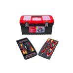 İzeltaş İzeltaş 19'' Elektrikçi Set Plastik Takım Çantası Dolu (23 PARÇA) - Izeltaş 8440001023