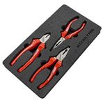 İzeltaş İzeltaş Opak Pense Seti 160mm ( 3 Parça ) 3020002003 Gri
