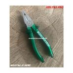 İzeltaş Izeltaş Pro 180MM Pense Carbon Çelik Pense Kombine Pense Nostalji Seri Orj - Yeşil