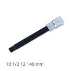 İzeltaş M10x140 mm 1/2" Kısa On İki Köşe Lokmalı Allen Uç