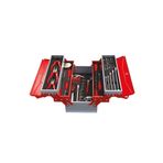 İzeltaş Mekanikçi Takım Çantası 5 Gözlü 62 Parça 195x420x210mm, izltdl02252