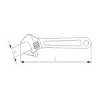 İzeltaş Pvc İzoleli 10'' Kurbağacık Anahtar