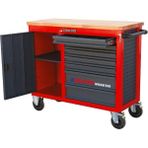 İzeltaş Takım Dolabı Ahşap Üst Tablalı Workbench (7 Çekmeceli)