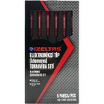 Izeltaş Tornavida Seti Elektronikçi Tip Klemens 6 Parça - 6 parça elektronikçi klemens tornavida - Kırmızı Tornavida