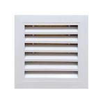 Izgara, Alüminyum Panjurlu Havalandırma Izgarası Hava Menfezi, AC Celling Havalandırma Kapağı, Dekoratif Beyaz Havalandırma Kapağı, Kat Kayıtlı Aria Havalandırma (25x25cm)