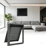 Izgara, Dönüş Hava Filtresi Izgarası 14x18 inç - Panjurlu Siyah HVAC Havalandırma Kapağı - Duvar Delikleri için Alçıpan Erişim Paneli - Oteller ve Ev Kullanımı için Mükemmel