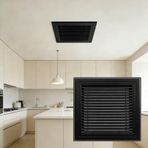 Izgara, Siyah Çelik Dönüş Hava Filtresi Izgarası 22x34 inç, Duvar/Tavan için Kanal Havalandırma Kapağı, HVAC Hava Akımı Verimliliği, Kolay Kurulum, Soğuk Hava Izgarası, Dayanıklı ve Şık Tasarım